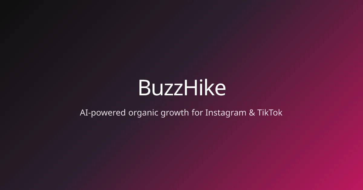 BuzzHike header image