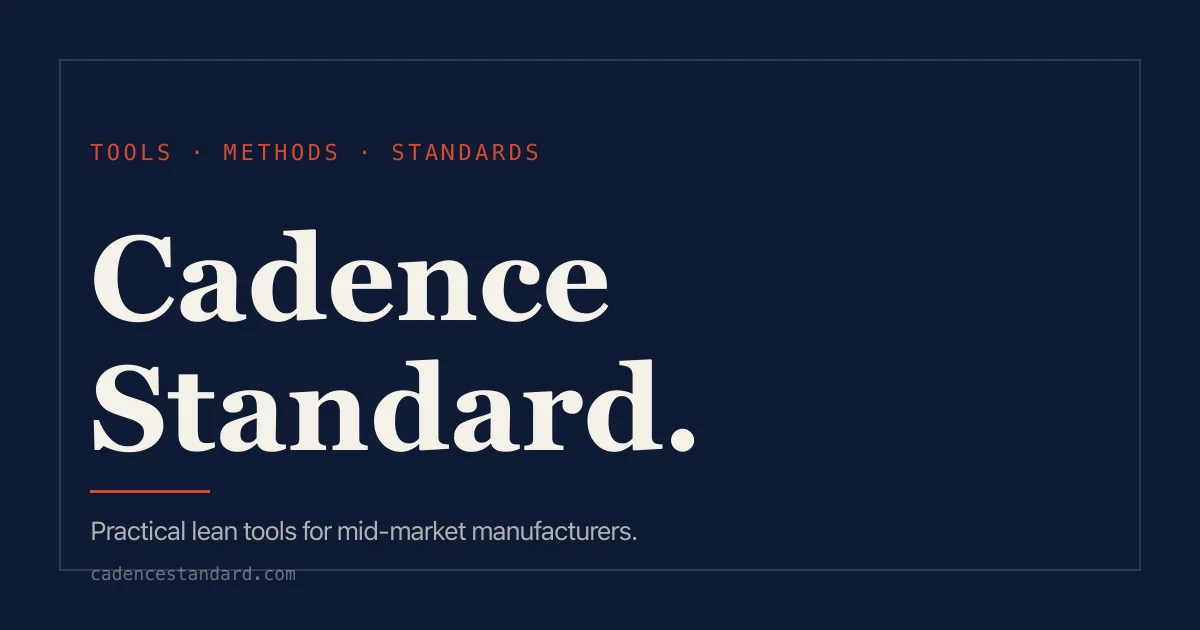 Cadence Standard header image