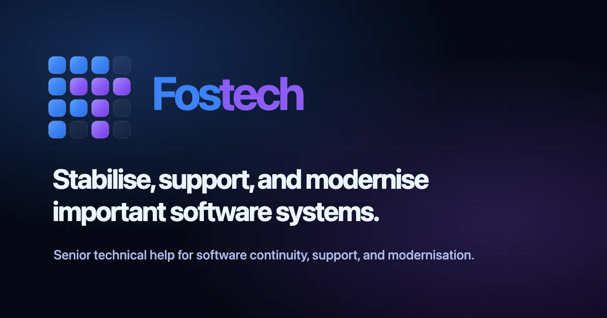 Fostech Systems header image