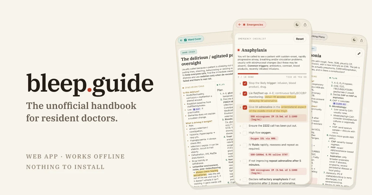 Bleep.Guide header image