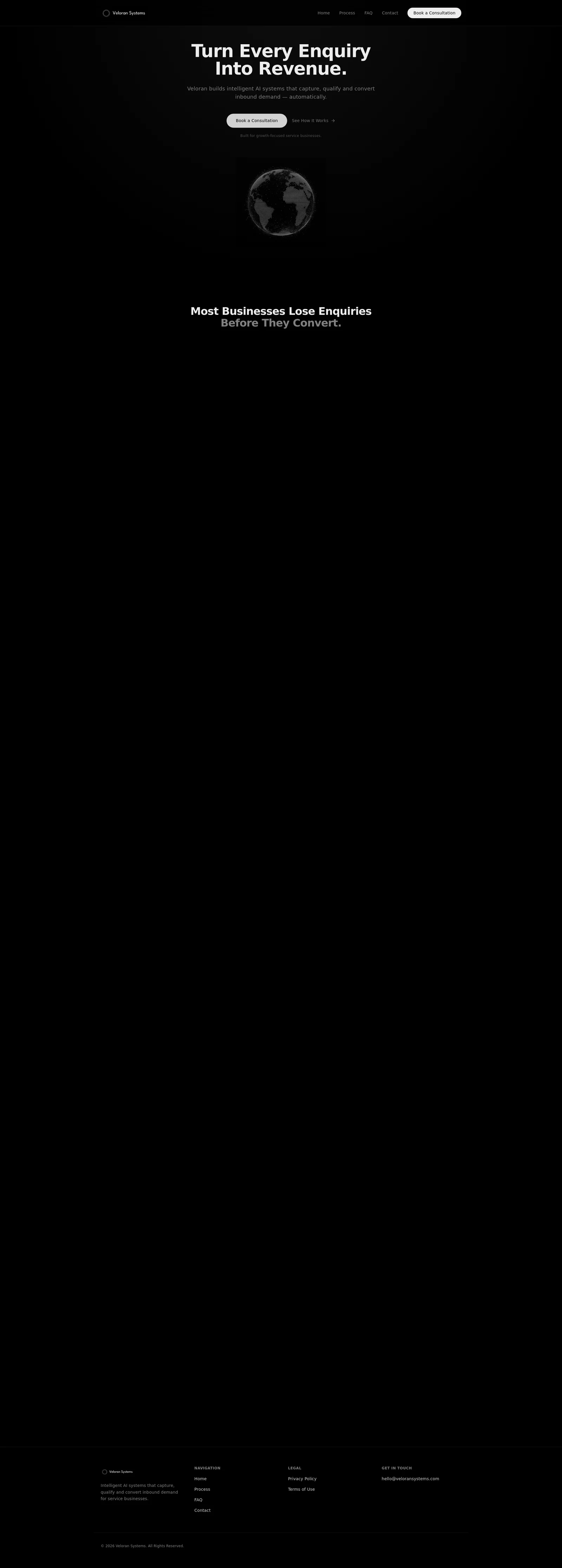 Veloran Systems header image