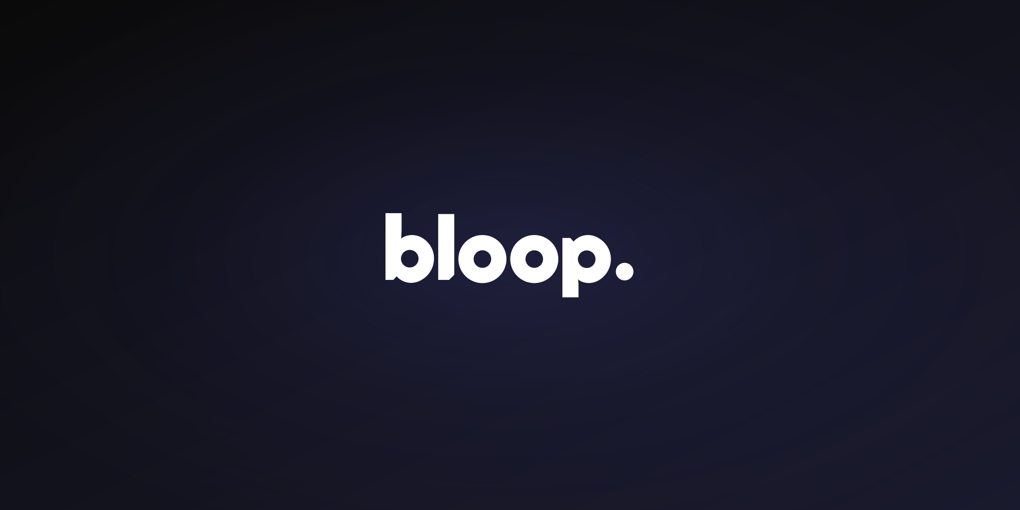 bloop header image