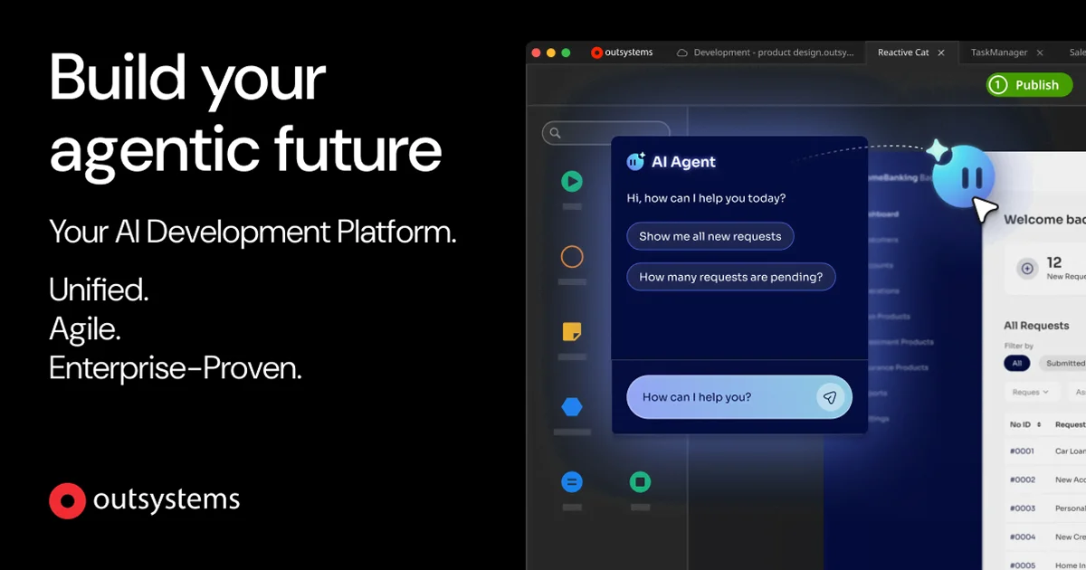 OutSystems Platform - Enterprise Low-Code Delivery for Modern Applications header image