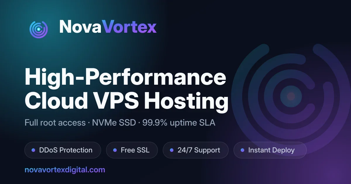 Novavortexdigital header image