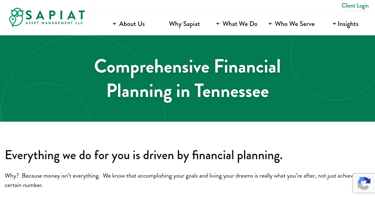 Sapiatasset pricing page