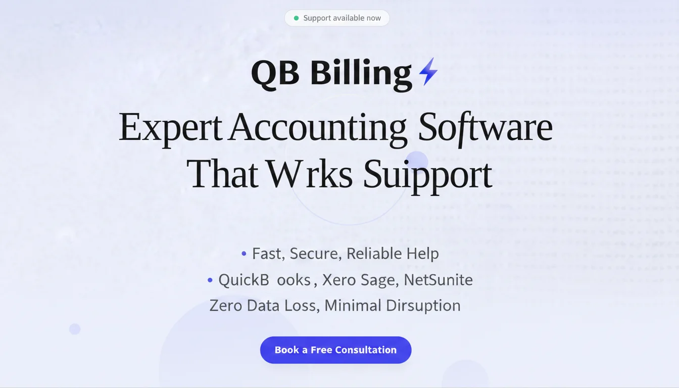 Qb Software Support header image