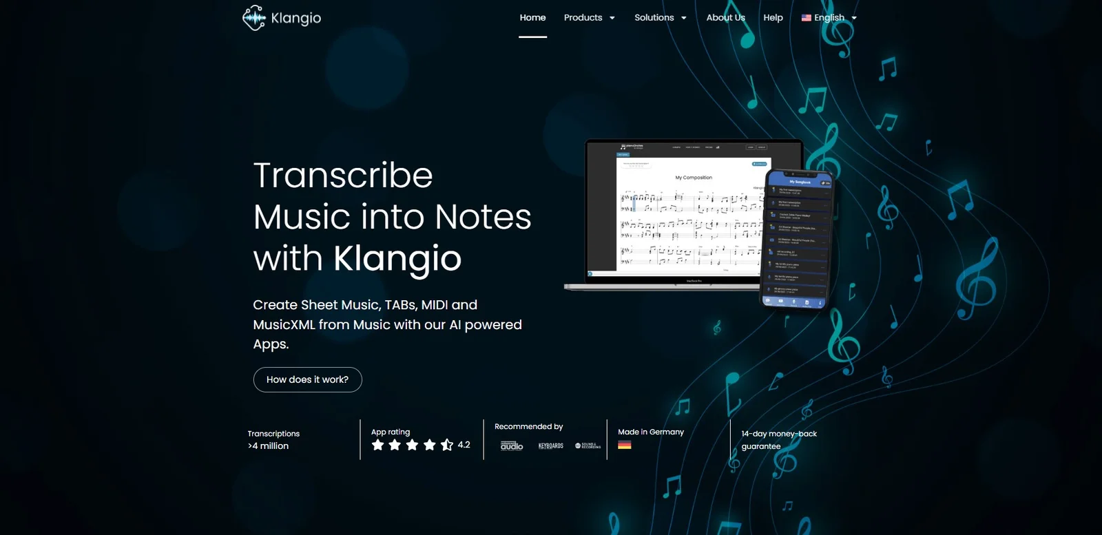 Klangio header image