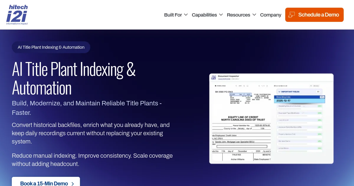Hitech i2i pricing page