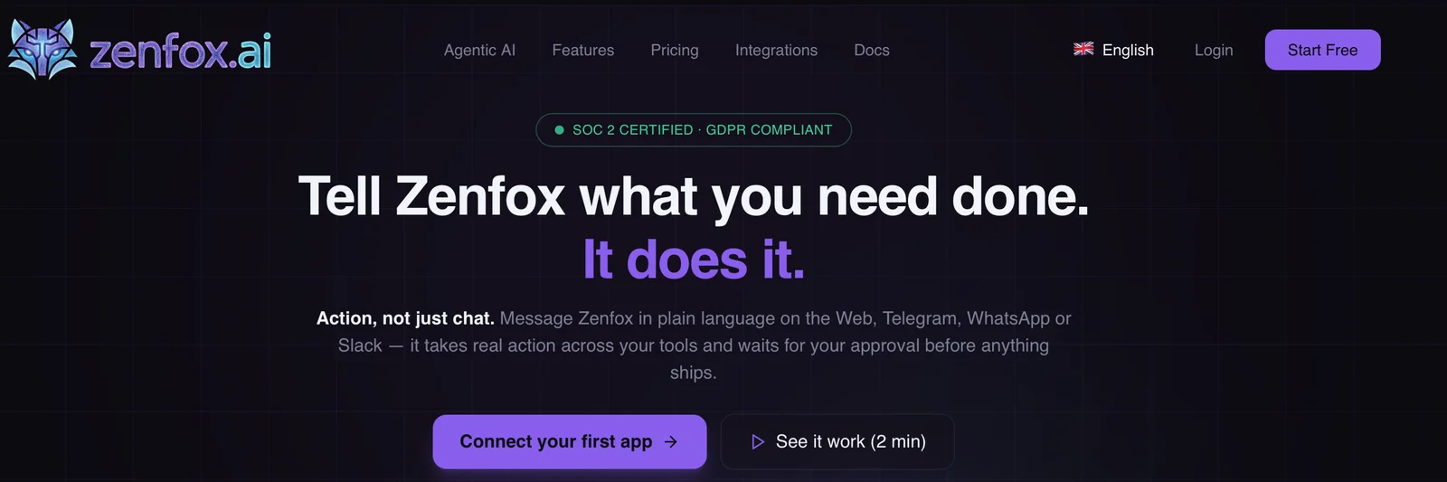Zenfox.ai header image