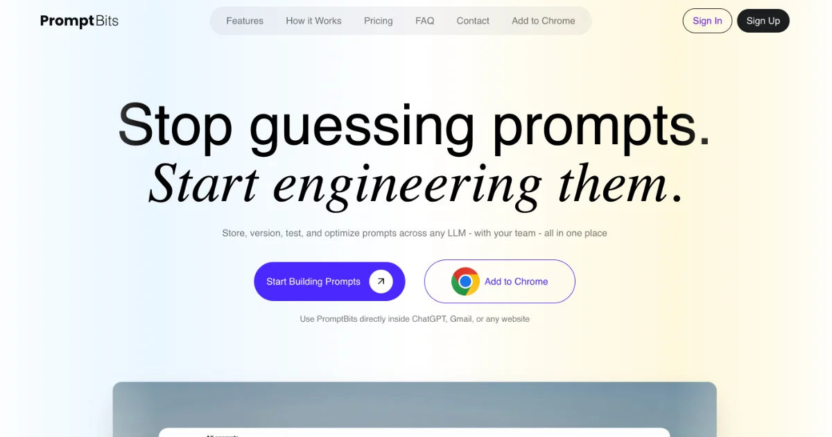 Promptbits header image
