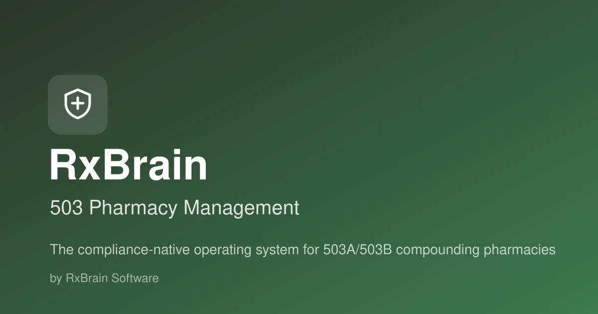 Rxbrain header image