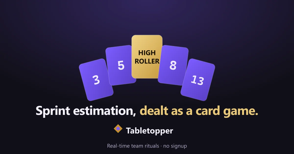 Tabletopper header image