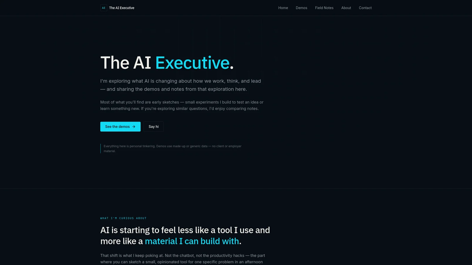 The Executive header image