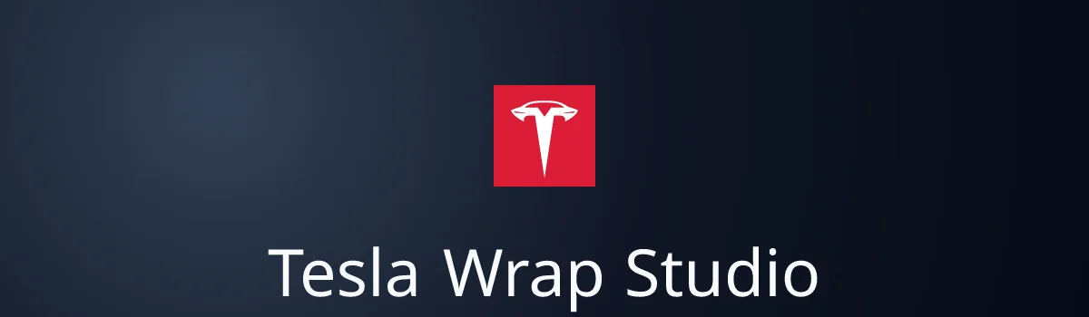 Tesla Wrap Studio header image