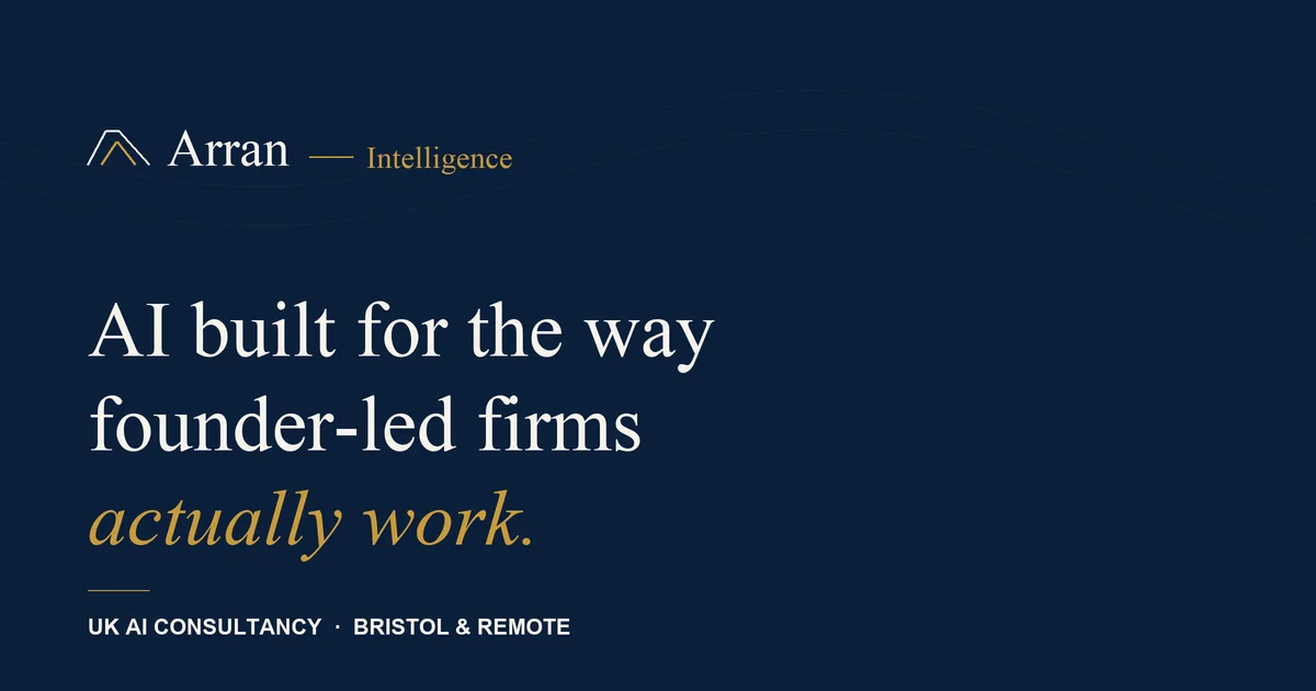 Arran Intelligence header image