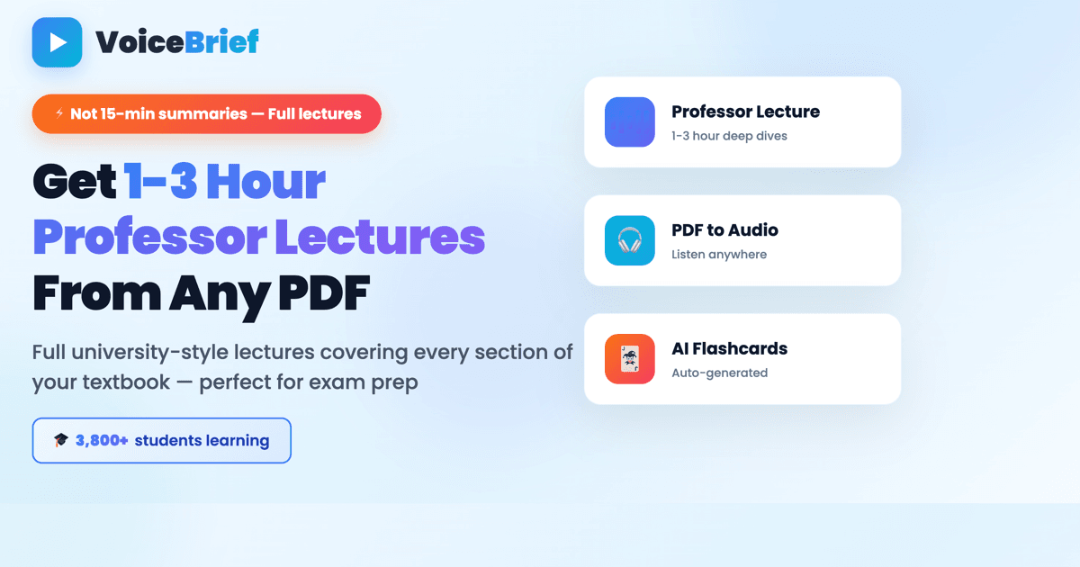 VoiceBrief.io header image