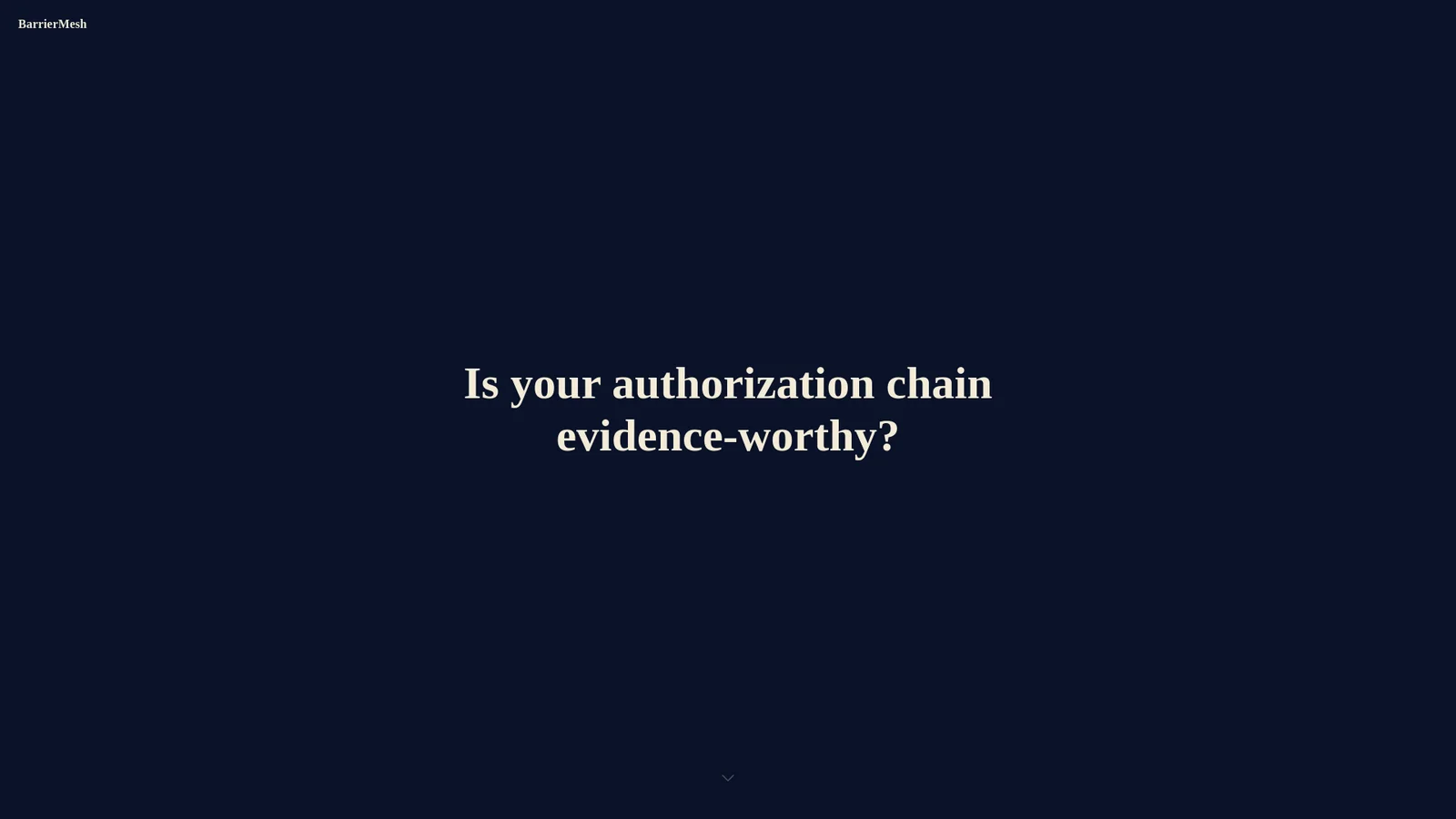 Barriermesh header image