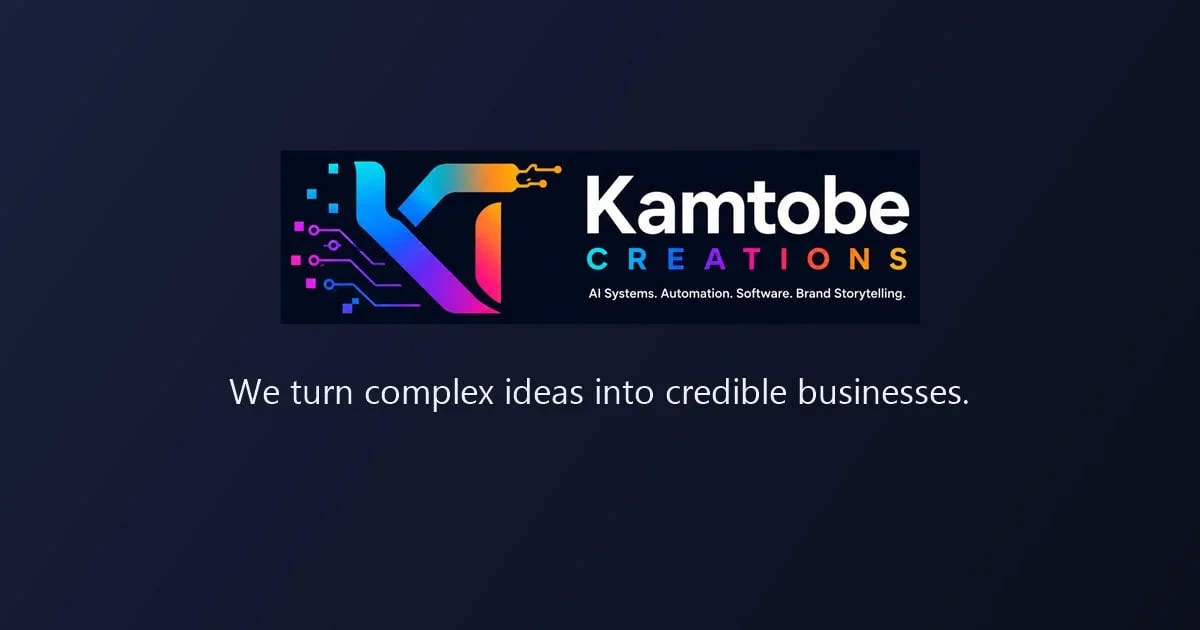 Kamtobe Creations header image