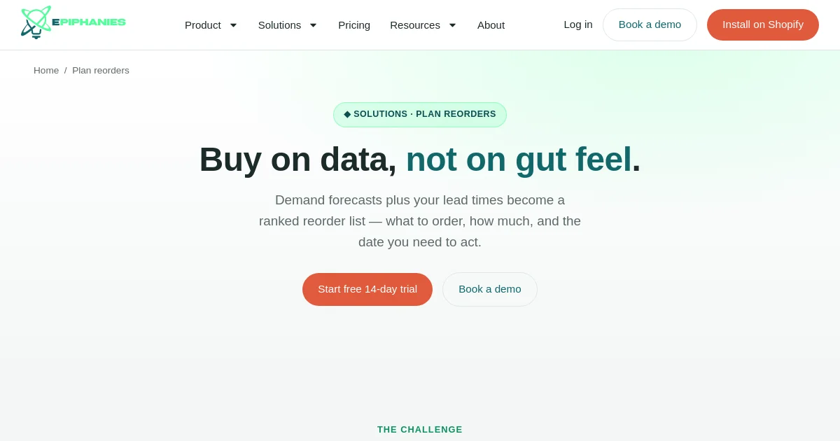 Getepiphanies pricing page