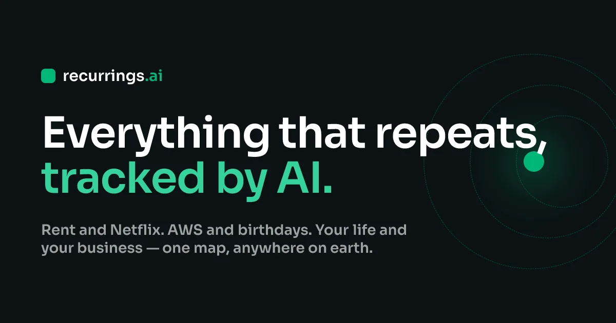 Recurrings header image