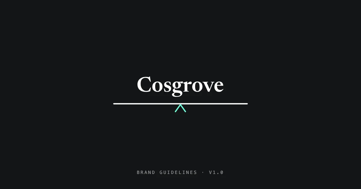 Cosgrove header image