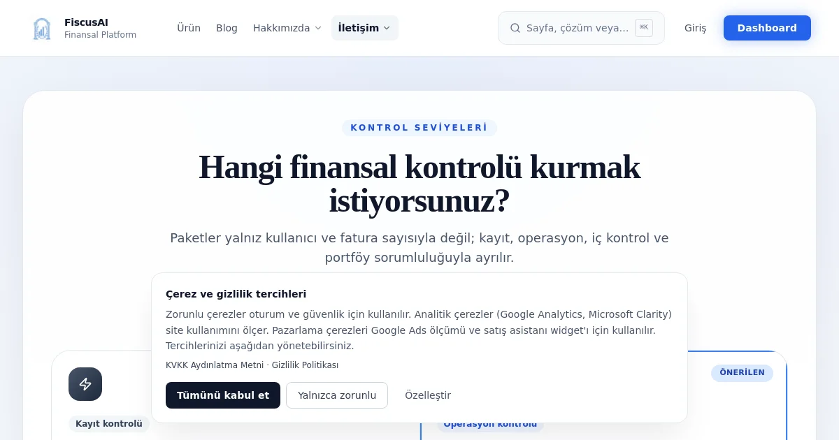 FISCUS AI pricing page