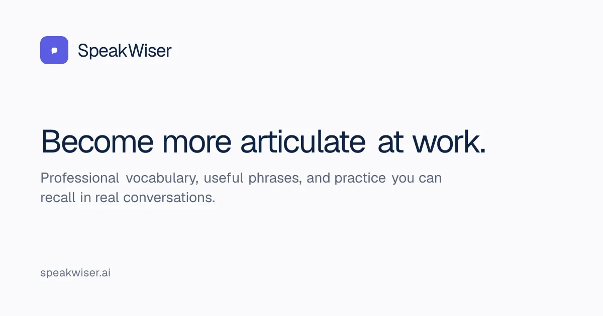 Speakwiser header image