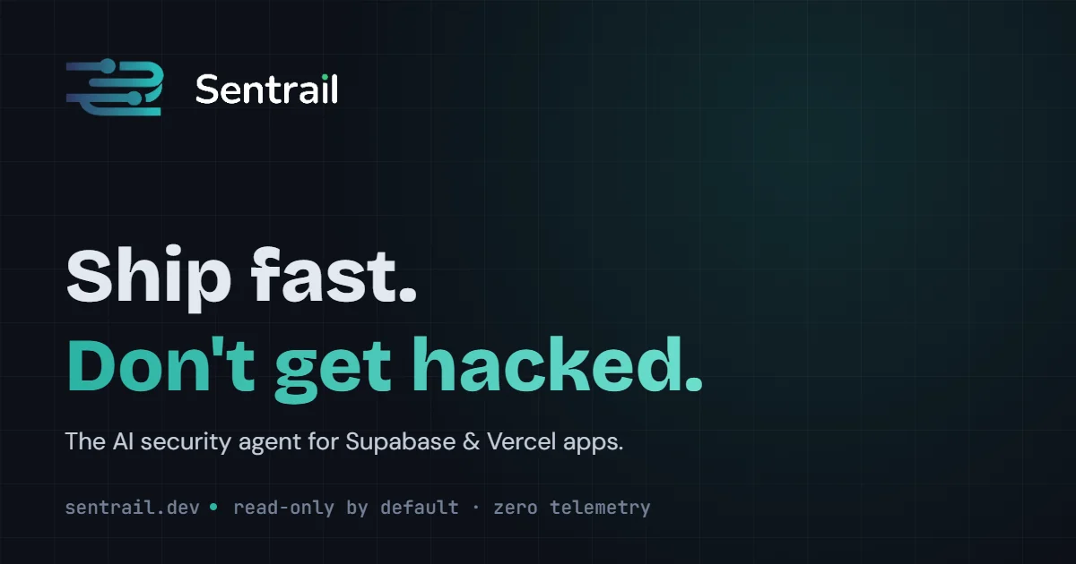 Sentrail header image