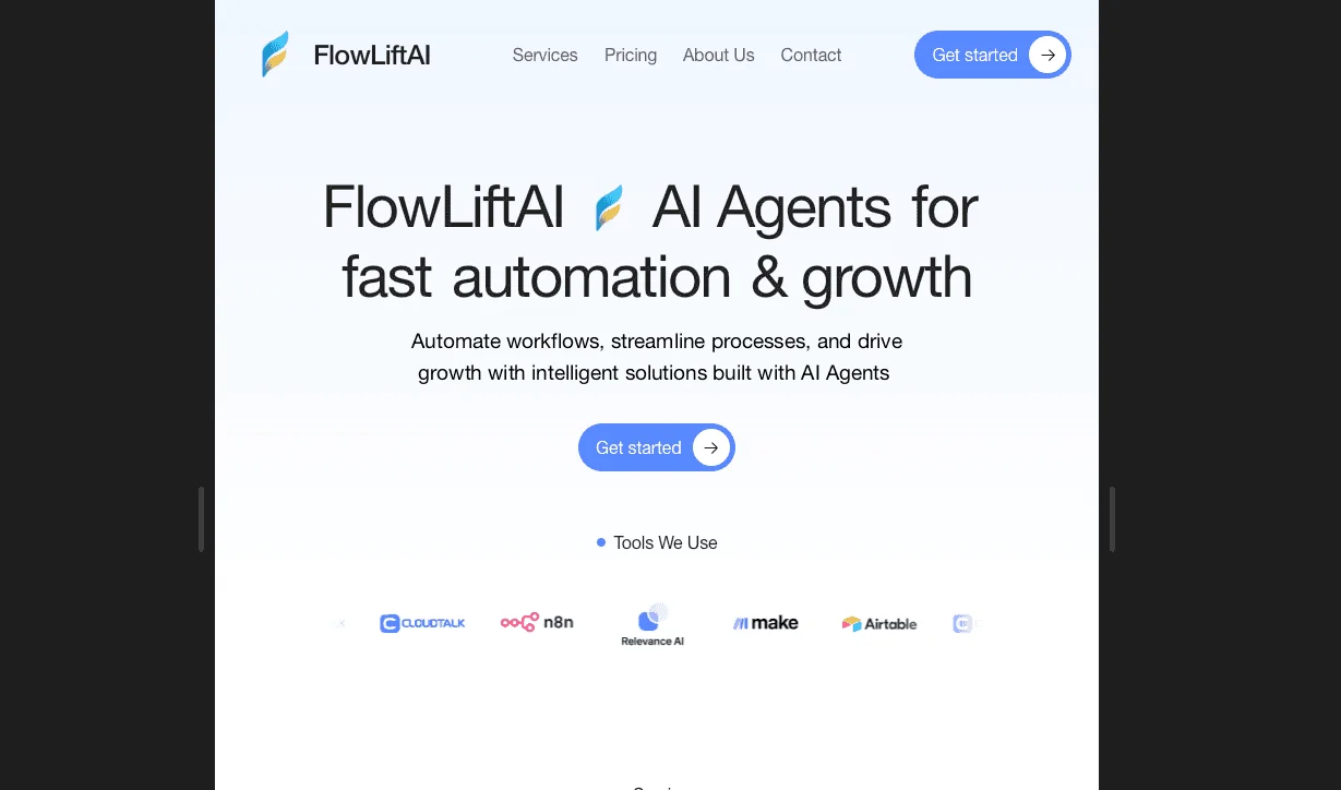 Flowlift AI header image