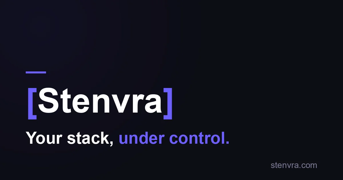 Stenvra header image