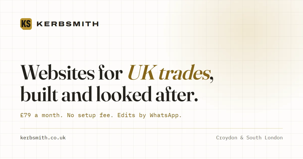 Kerbsmith header image