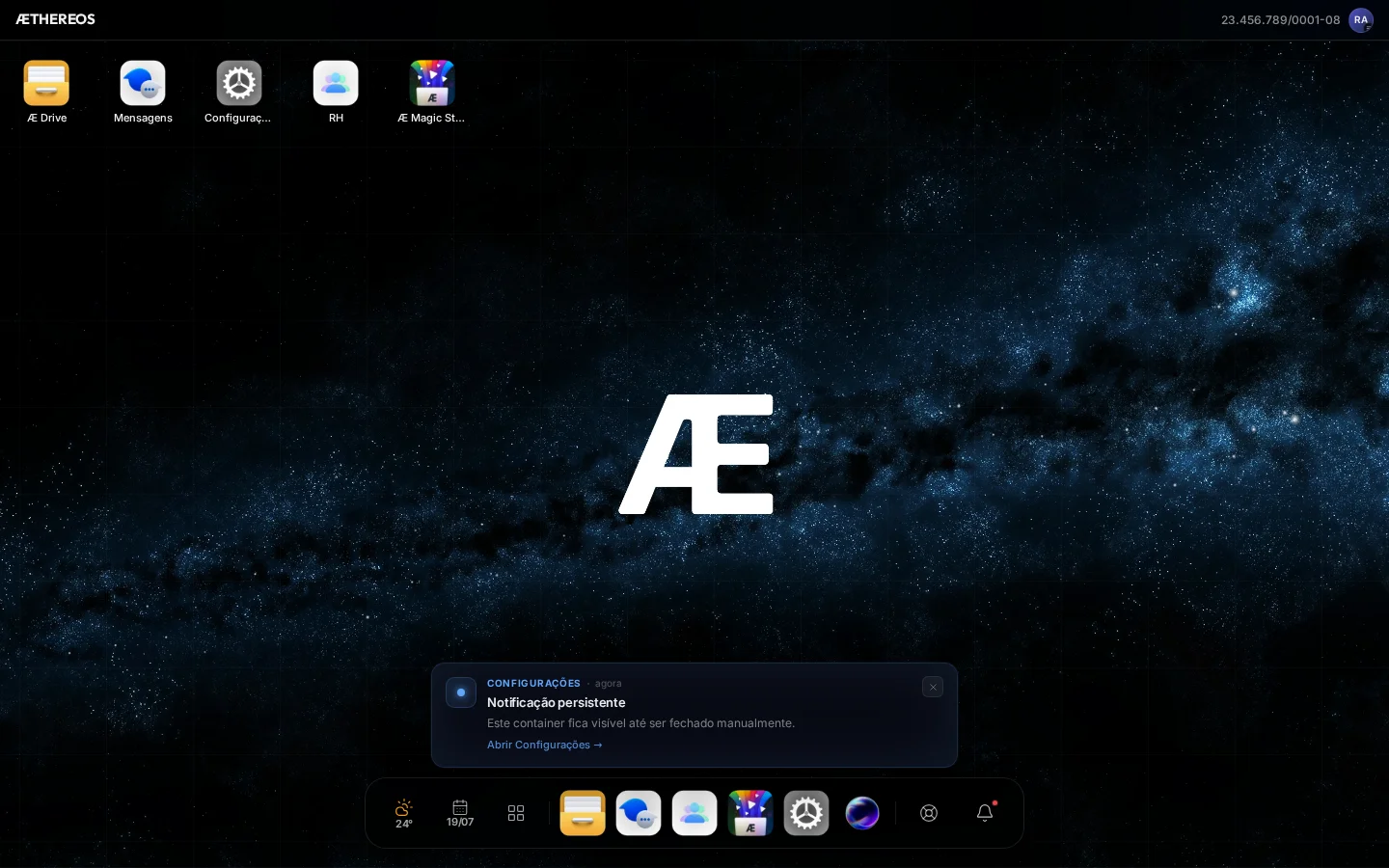 Aethereos header image
