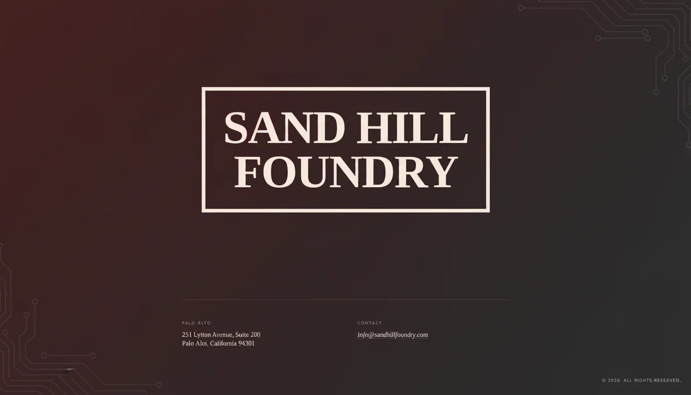Sandhillfoundry header image