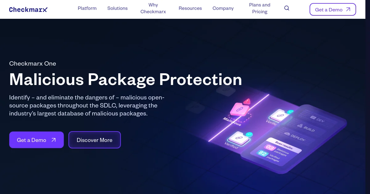 Checkmarx pricing page