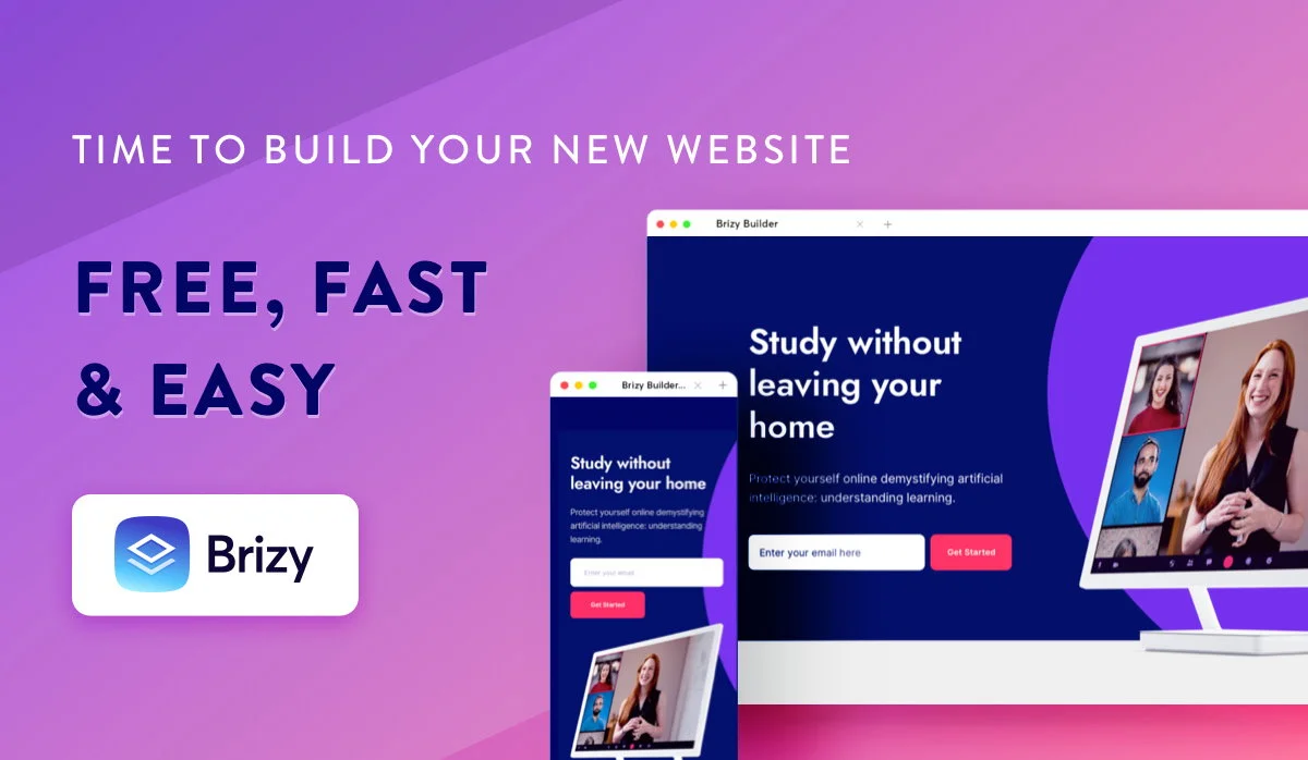 The best website builder for non-techies | Brizy header image