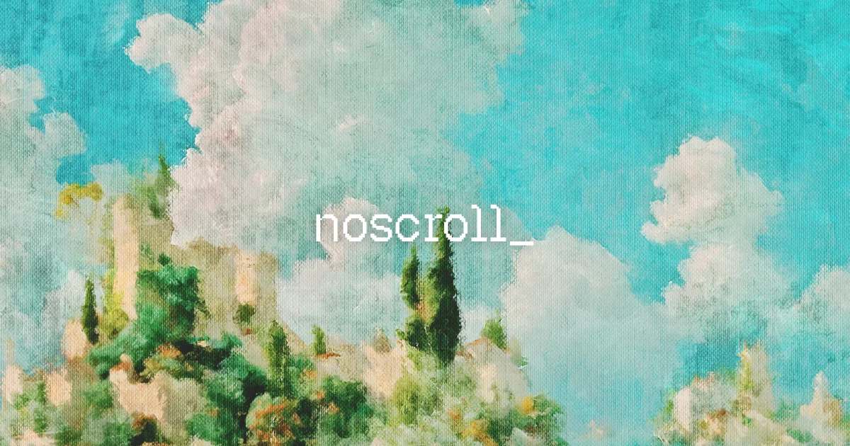 Noscroll header image