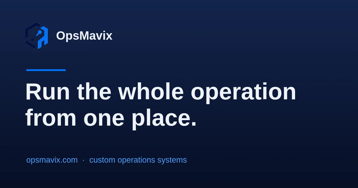 Opsmavix header image