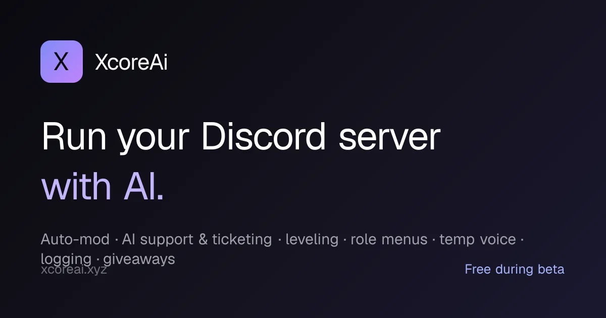 Xcoreai header image