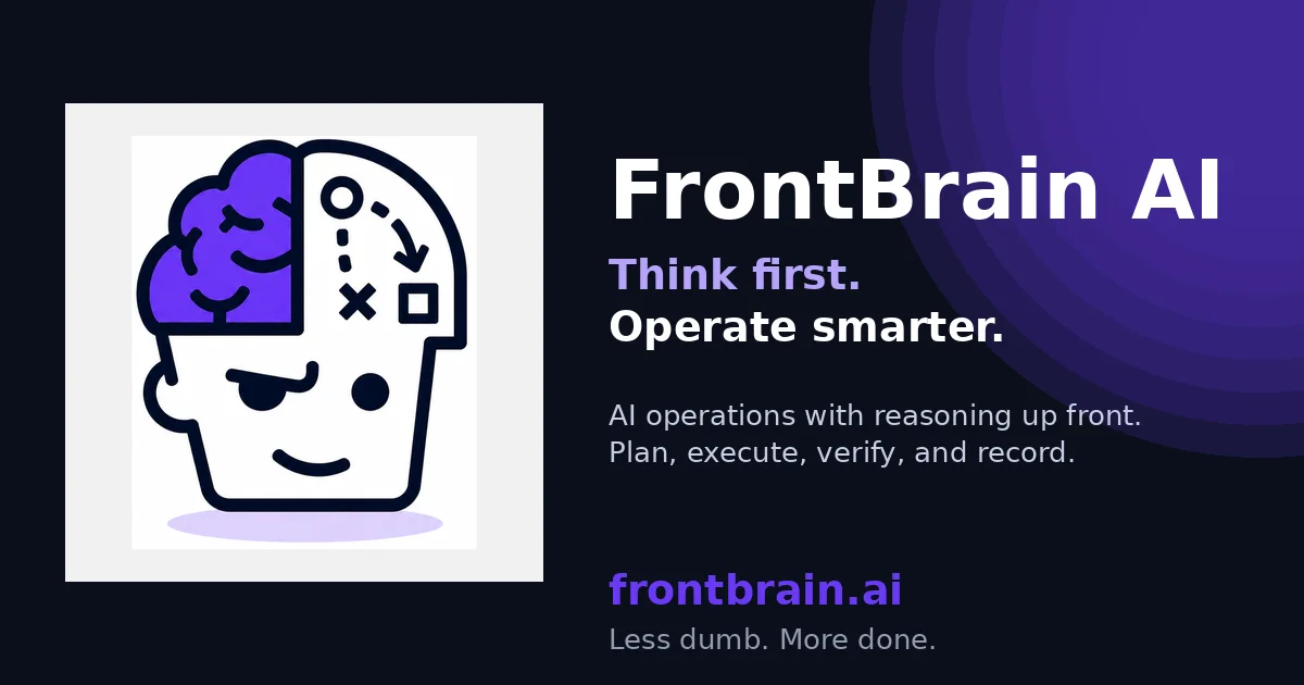 Frontbrain AI header image