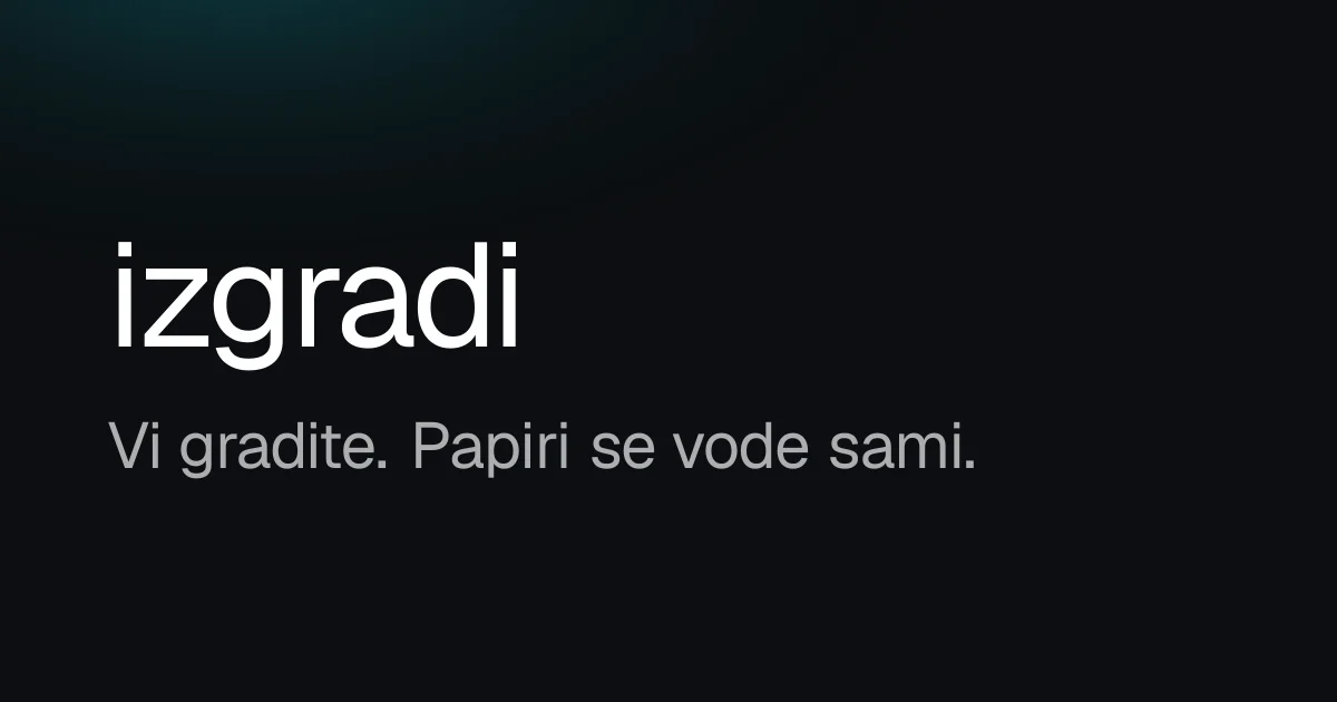 Izgradi header image