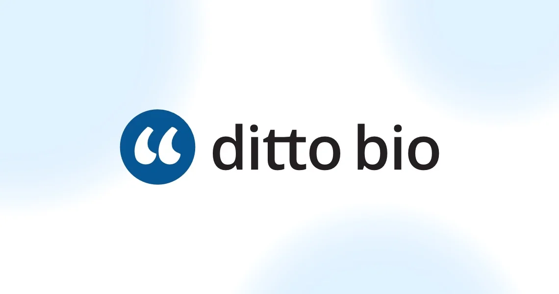 Ditto Bio header image