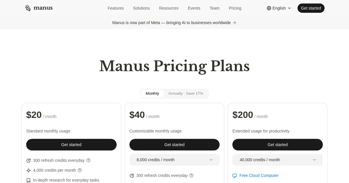 Evidencechain pricing page