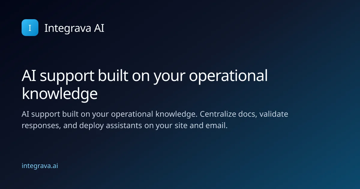 Integrava header image