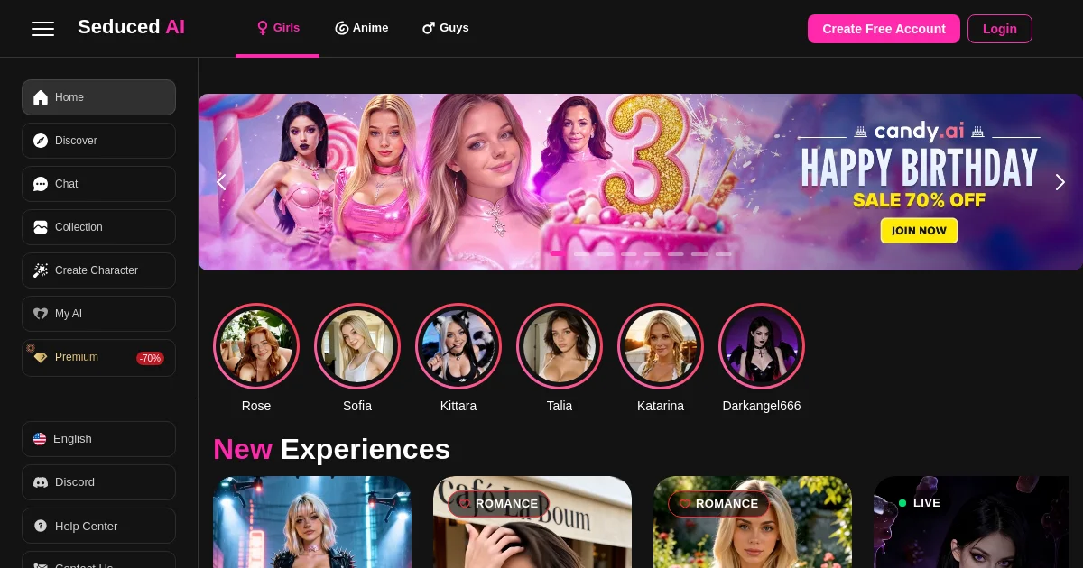 Seduced Ai pricing page