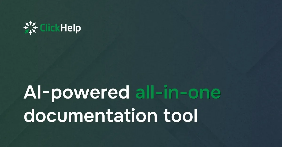 ClickHelp AM header image