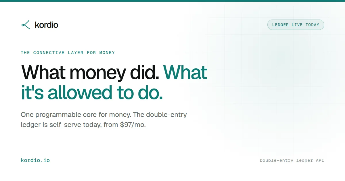 Kordio header image
