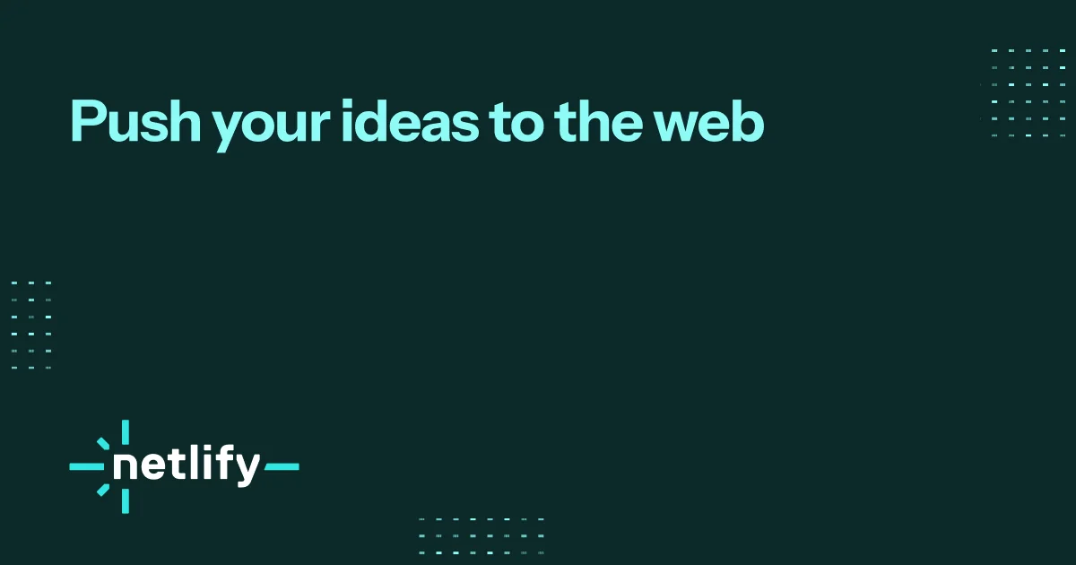 Netlify header image