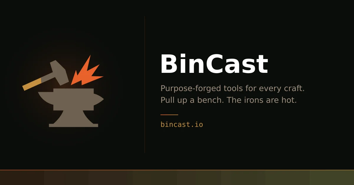 Bincast header image