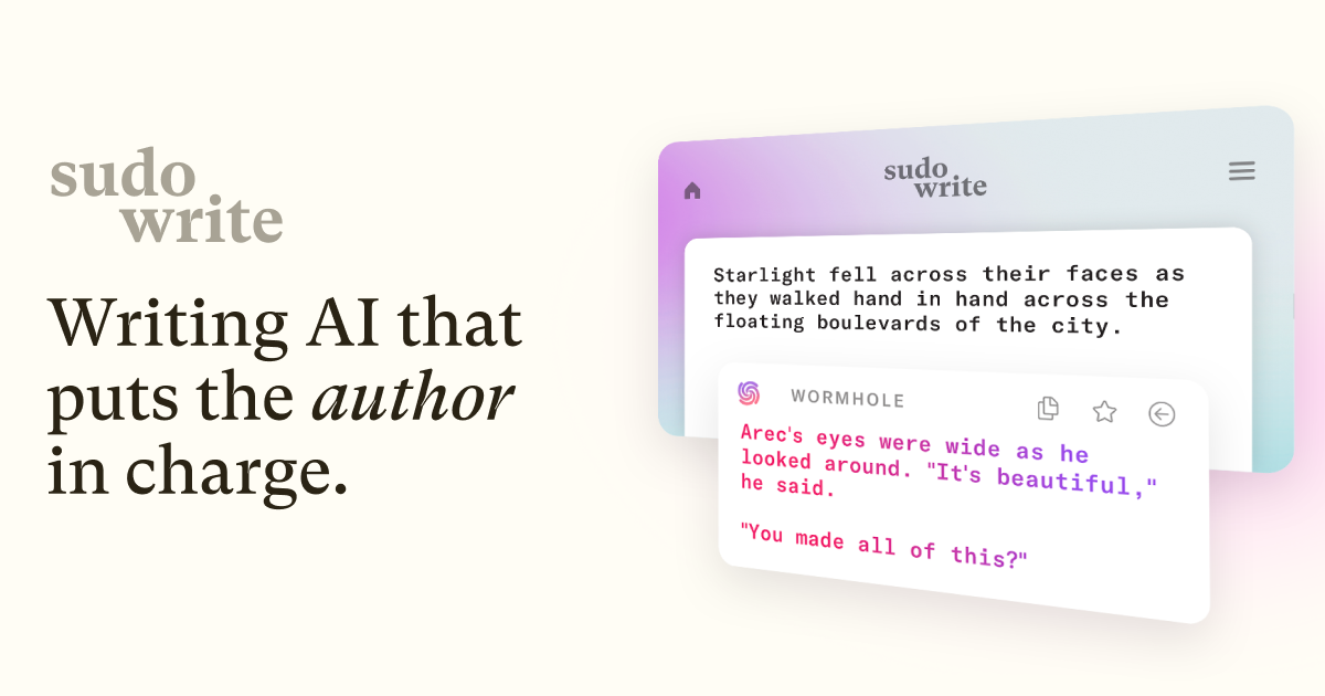 Sudowrite header image
