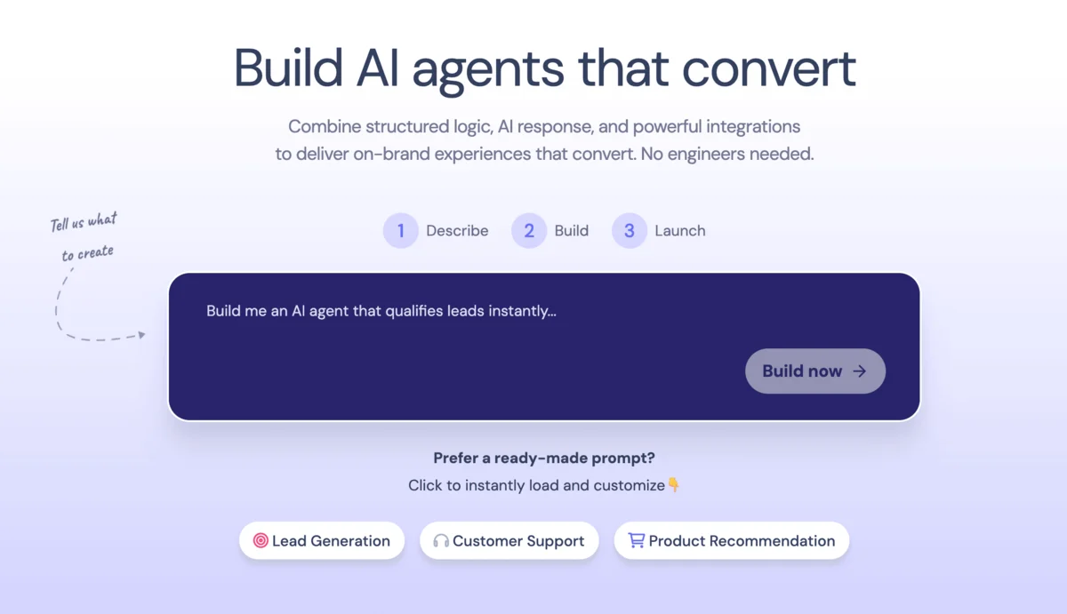 Landbot header image
